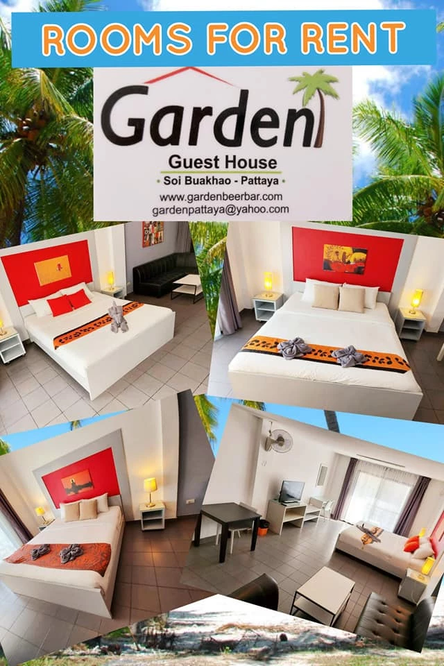 New decoration for Garden Guest House Pattaya